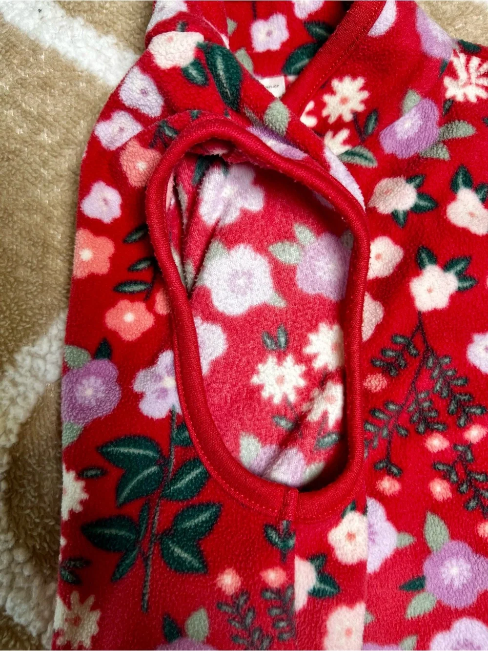Carter's Rose Floral Girl’s Fleece Vest